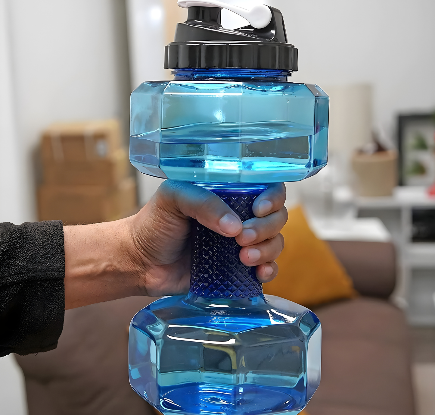 LORDEX - Dumbbell Shape Water Bottle