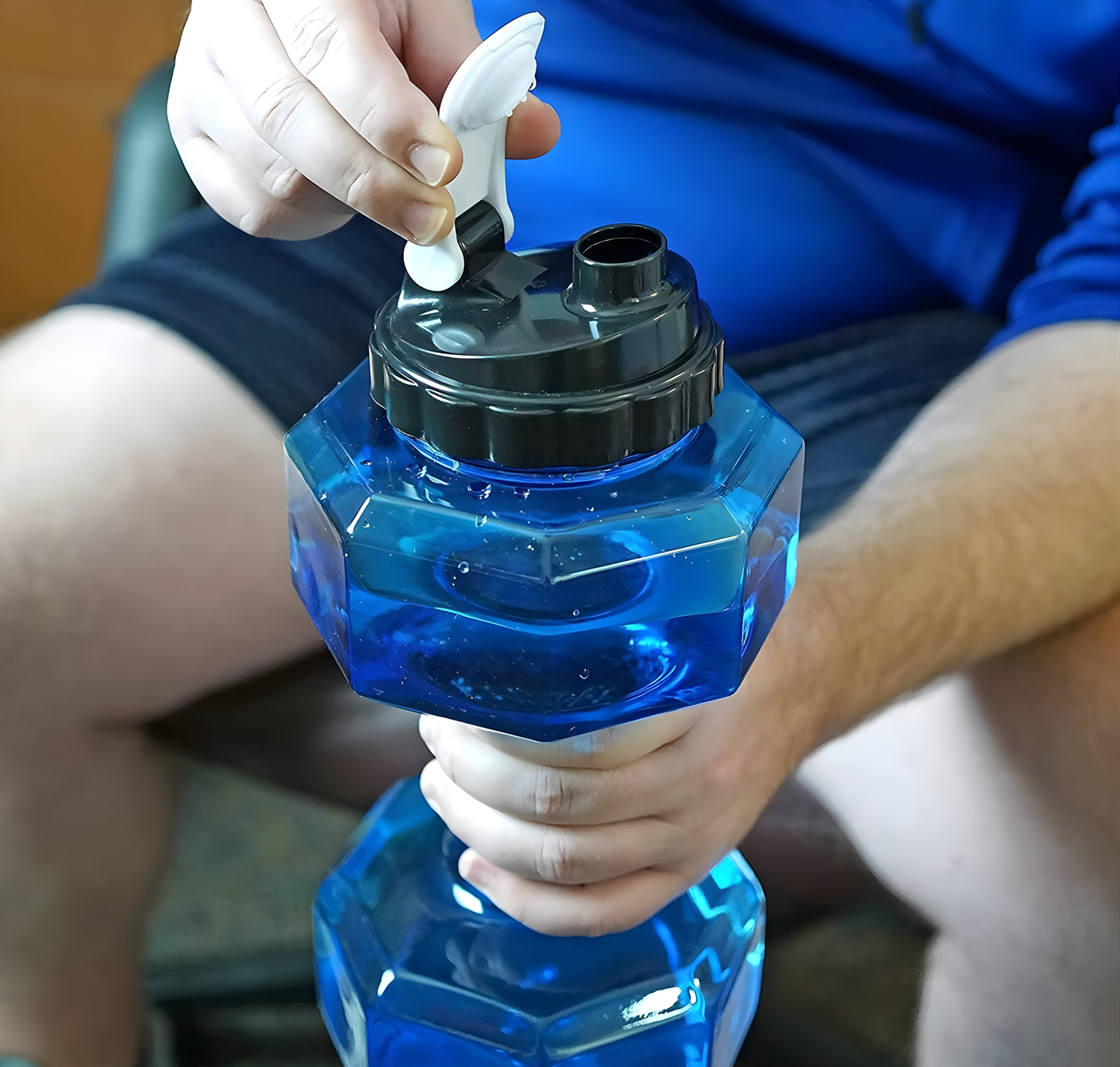 LORDEX - Dumbbell Shape Water Bottle