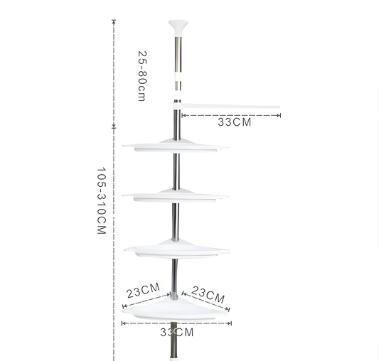 Multi-function Corner Shelf